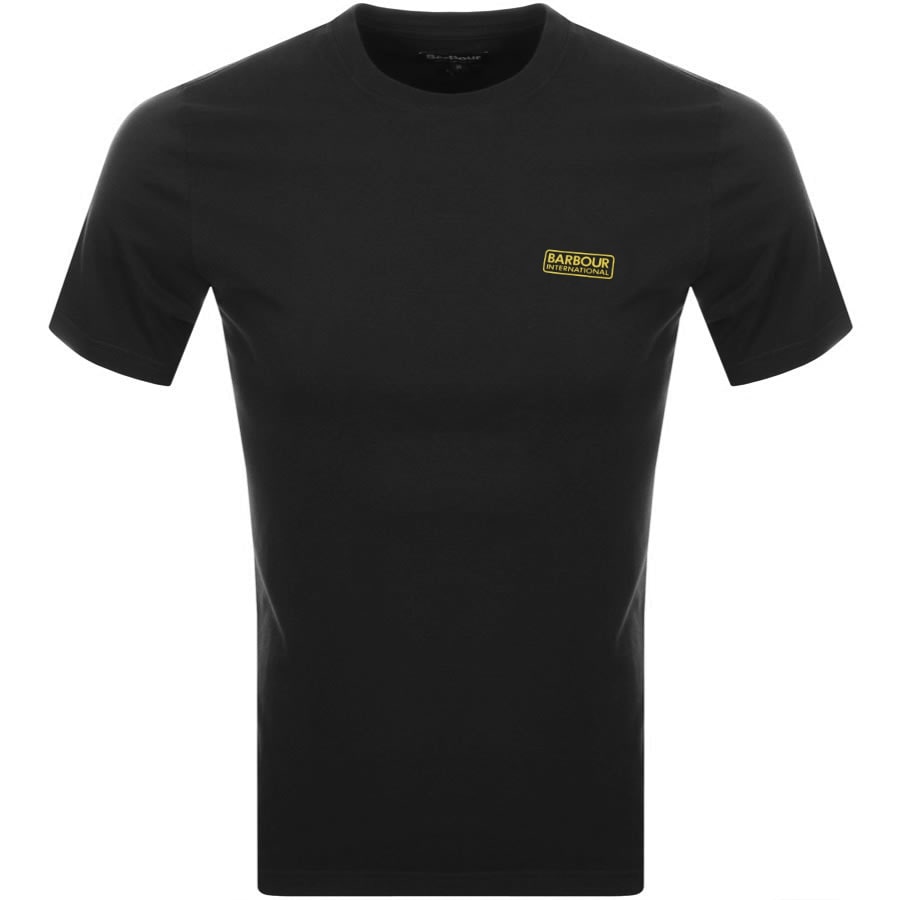 Alternative Image for ProductBarbour International Logo T Shirt Black1